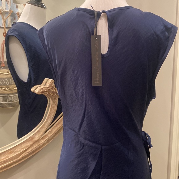 NWT House of Harlow 1960 Navy Dress - Picture 6 of 8